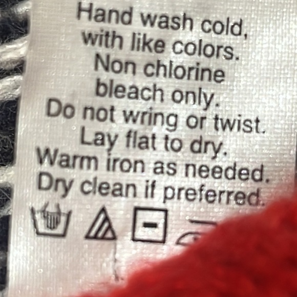 J. Crew Vibrant Red WHITE AND BLUE PATTERN SIX- FOOT—LONG WOVEN WINTER SCARF! - Picture 8 of 8